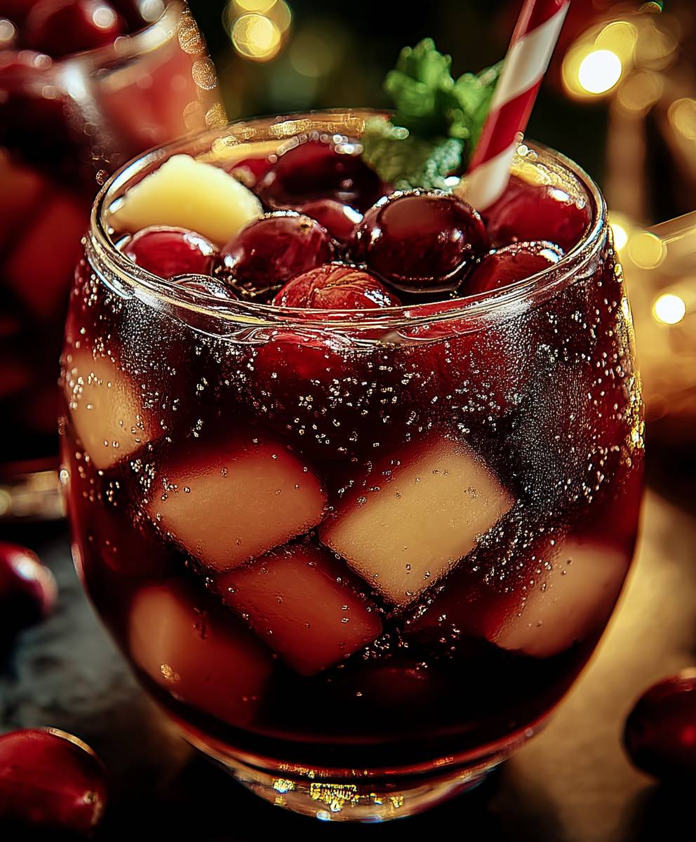 Alkoholfreier Weihnachtssangria