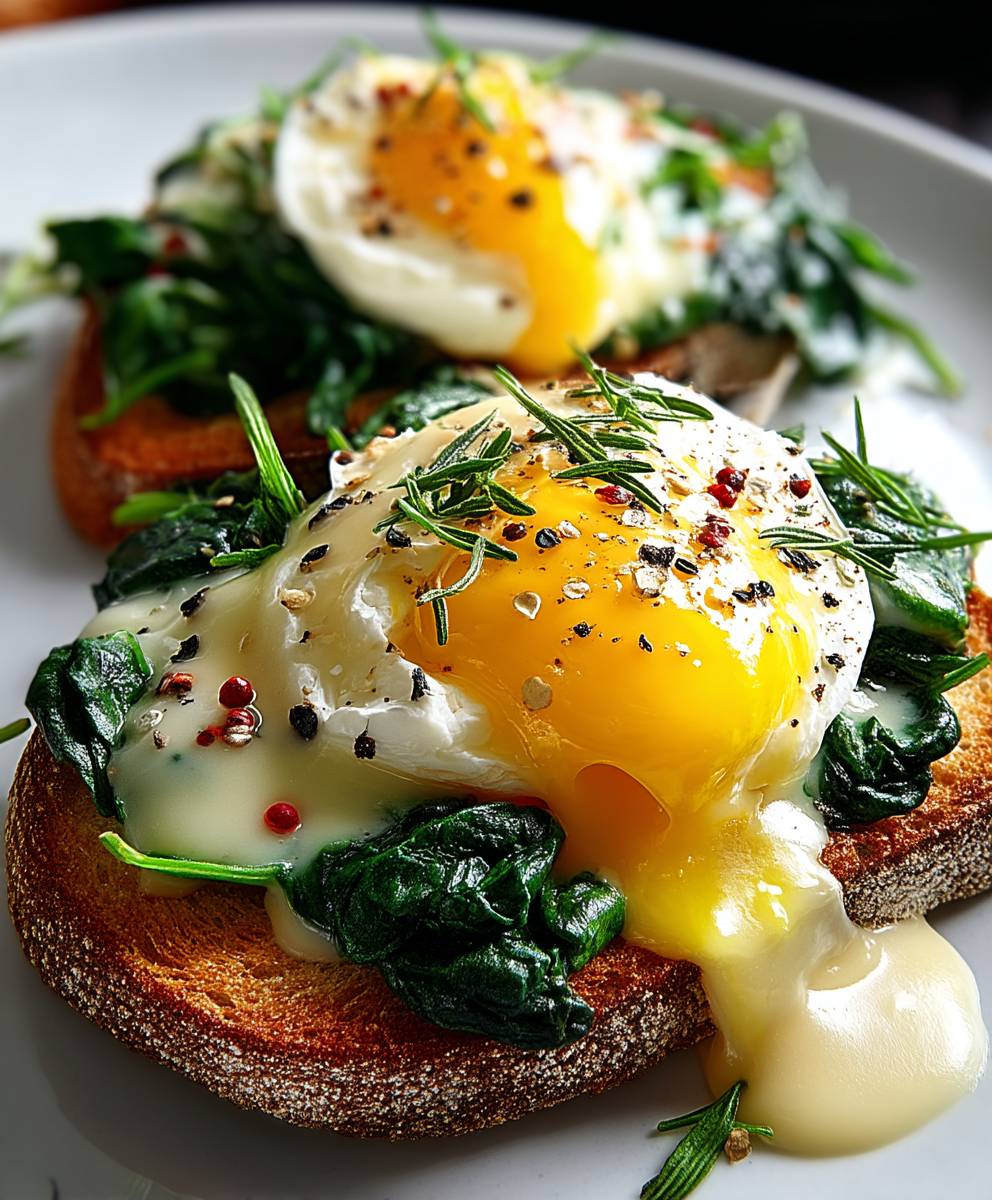 Eier Florentine Sauce perfekt