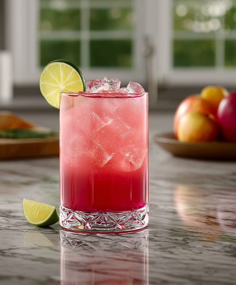 Apfel Cocktail mit Rum