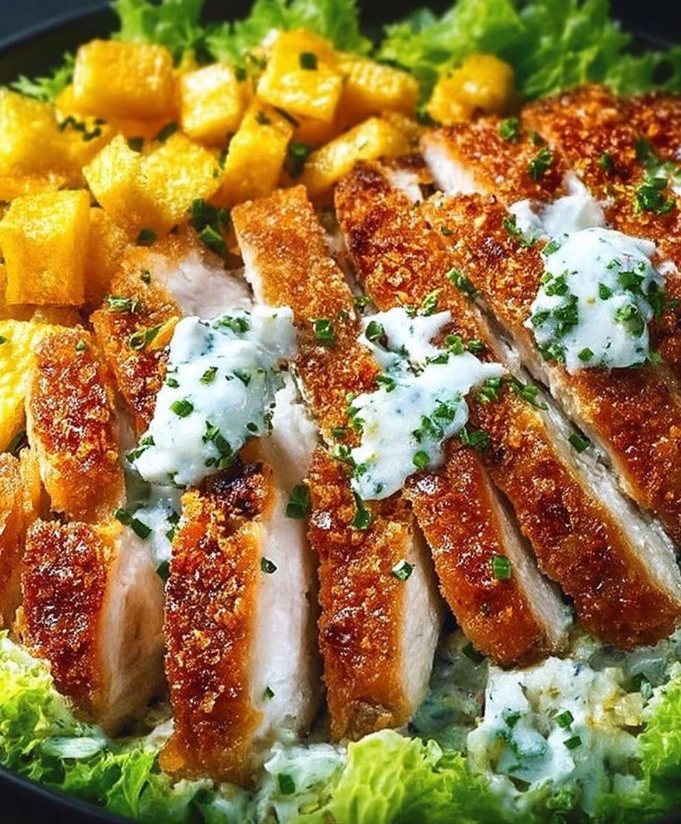 Caesar Hähnchen Bowl