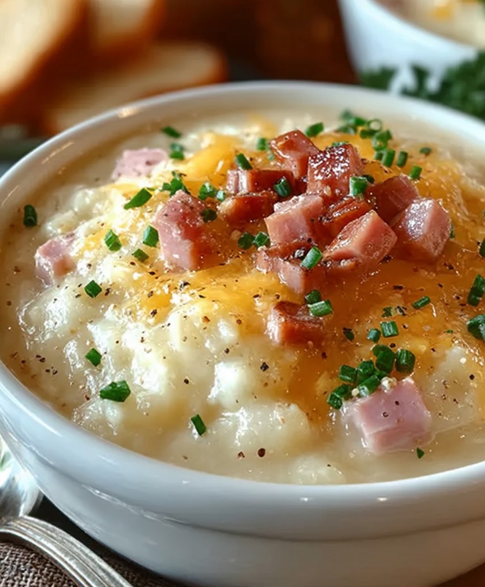 Schinken Käse Blumenkohl Suppe