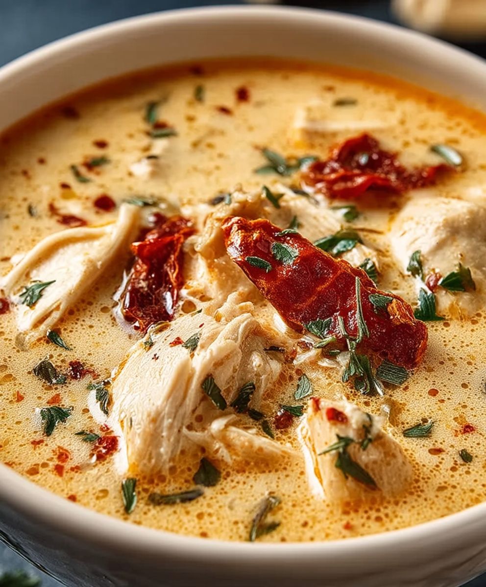 Cremige Hühnersuppe Instant Pot