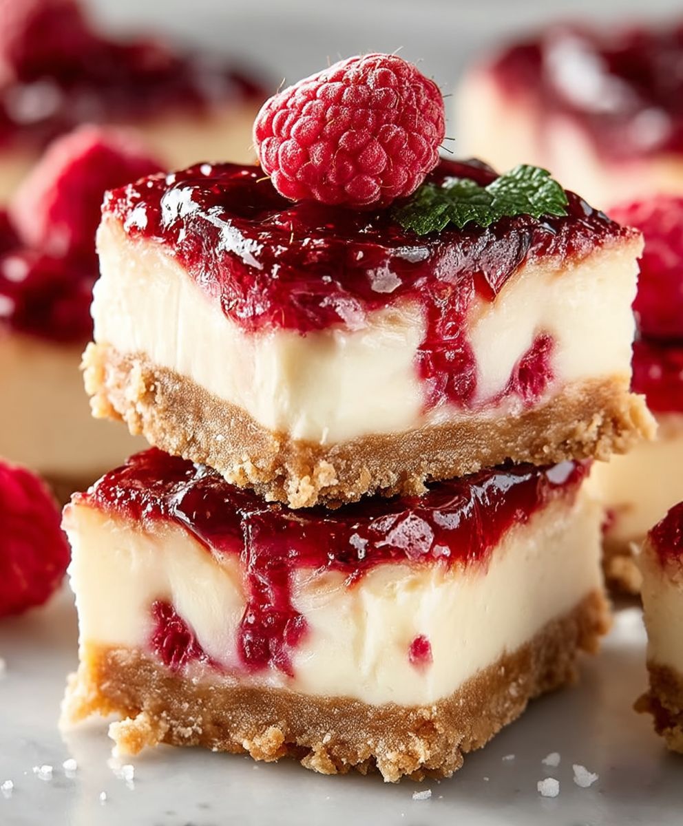 Himbeer Käsekuchen Riegel