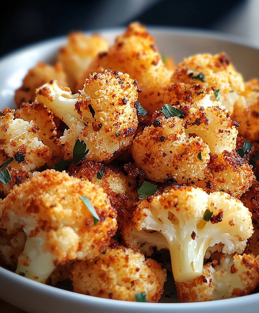 Panierter Blumenkohl