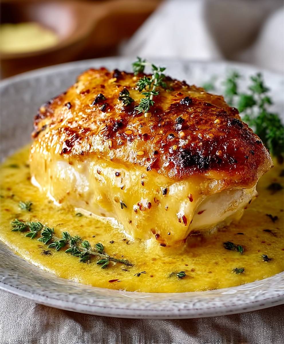 Buttergebackenes Hähnchen