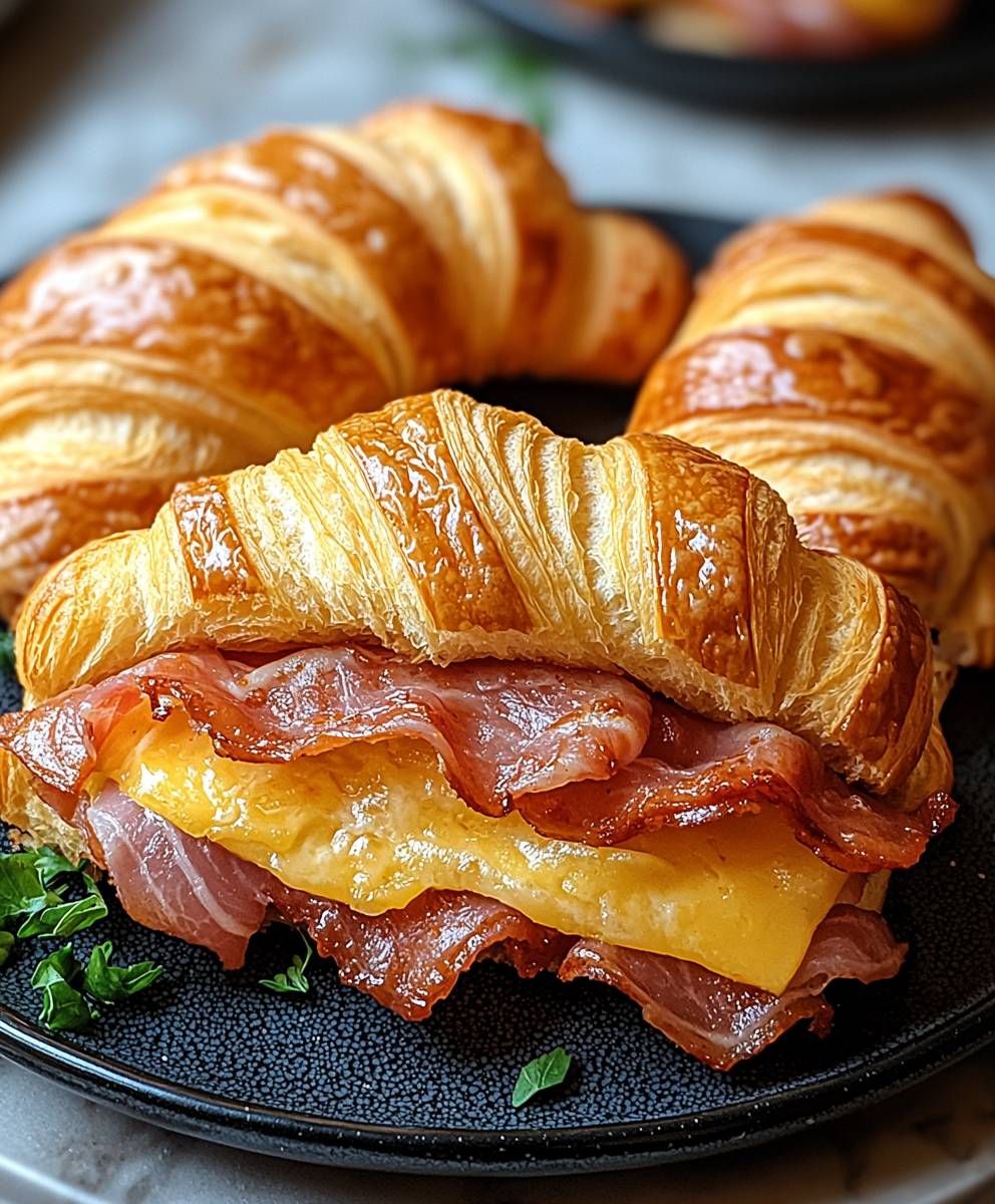 Tiefkühl Croissant Sandwiches