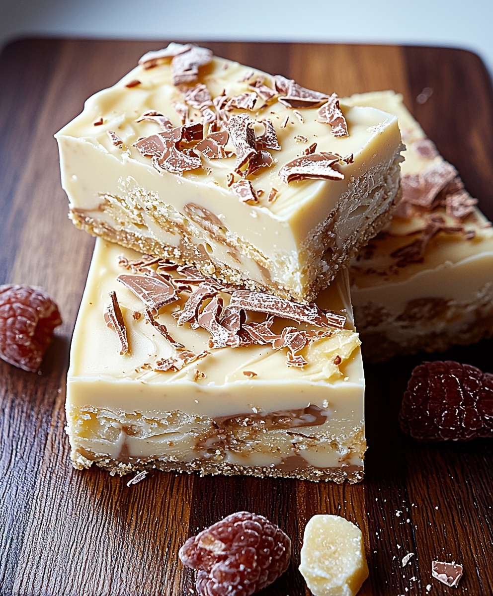 Weiße Schokolade Crackle Fudge