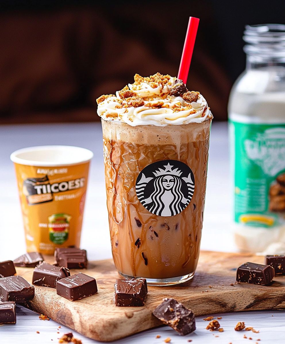 Twix Frappuccino selber machen