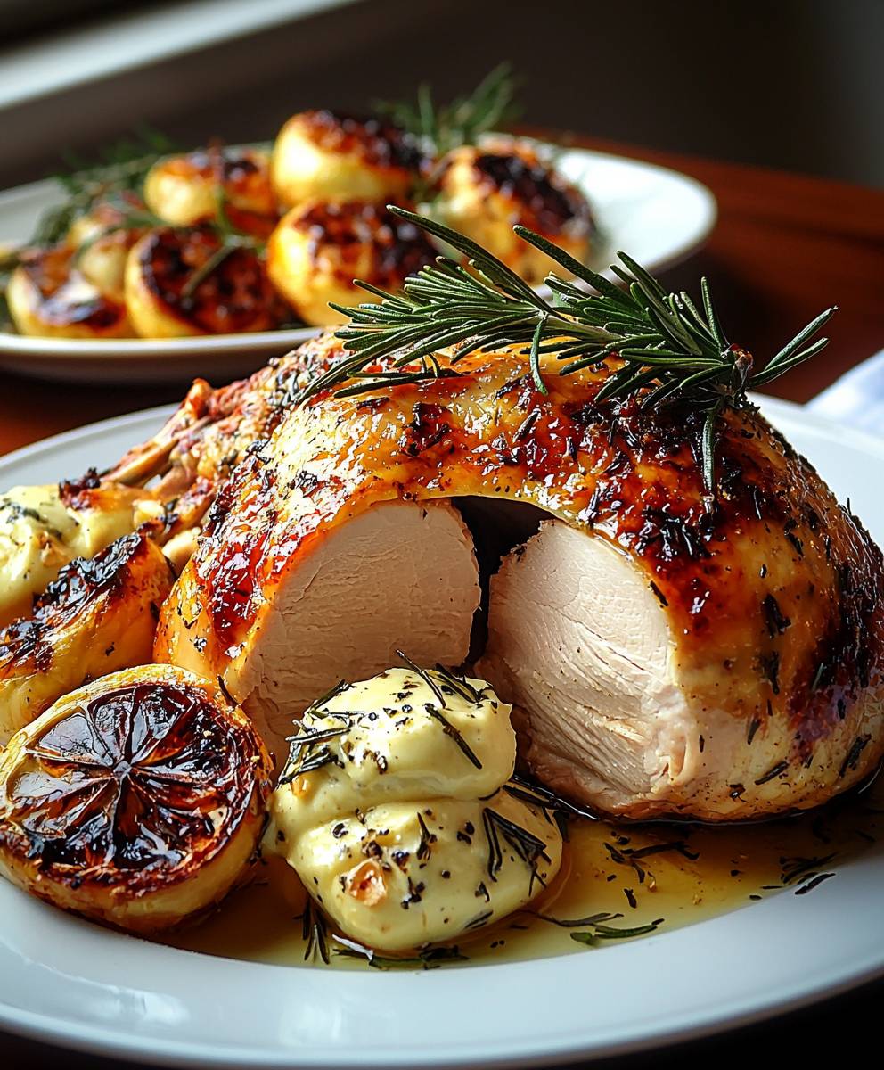 Gebratene Pute Mayonnaise