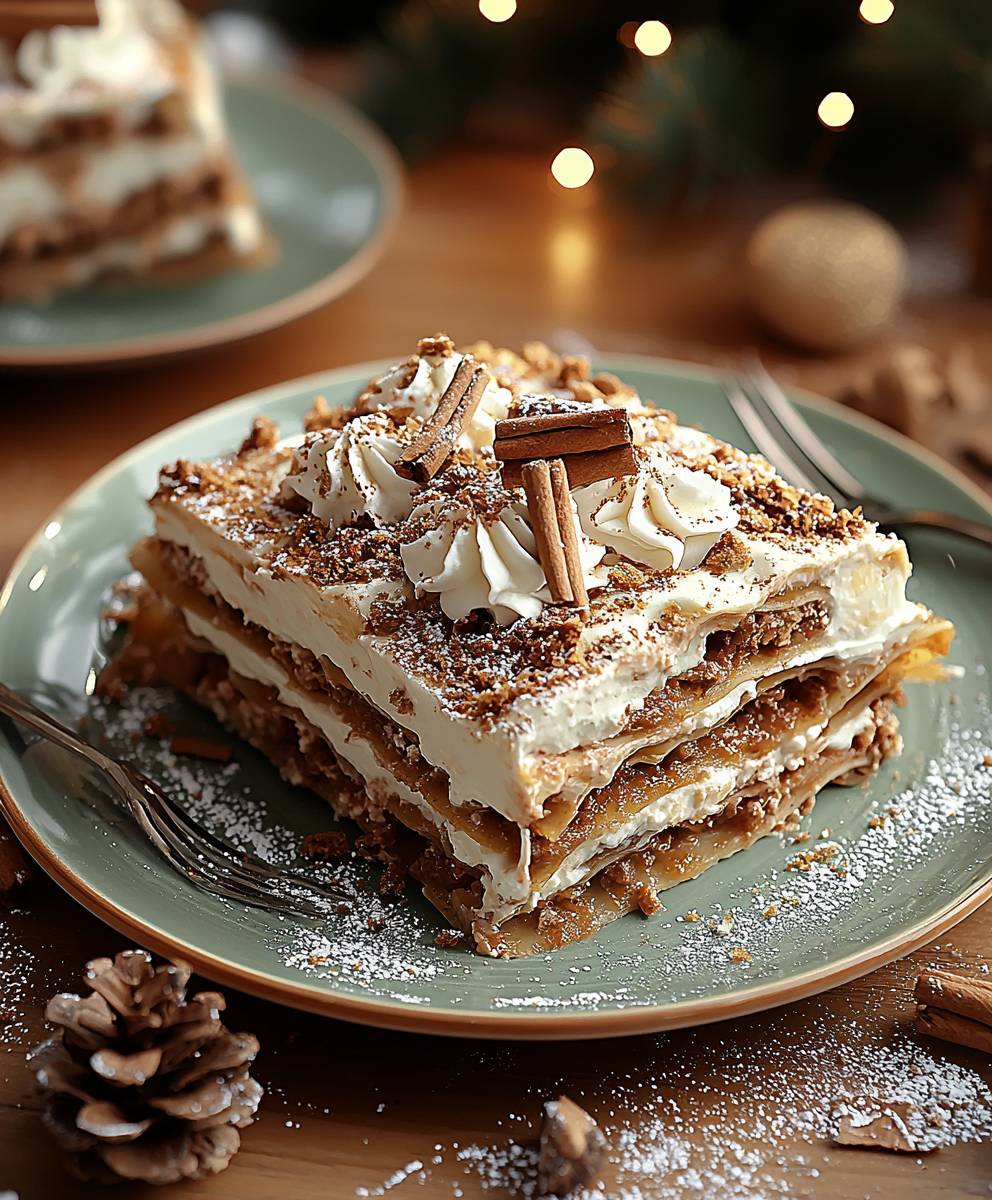 Lebkuchen Lasagne backen