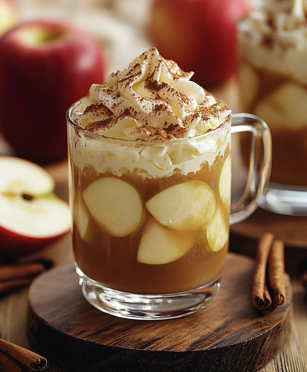 Apfelpunsch Vanille Zimt Creme