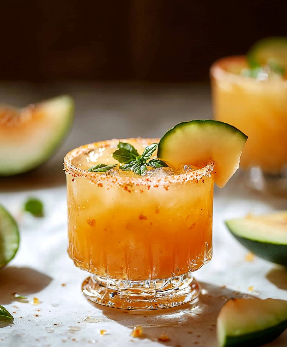 Würziger Melonencocktail