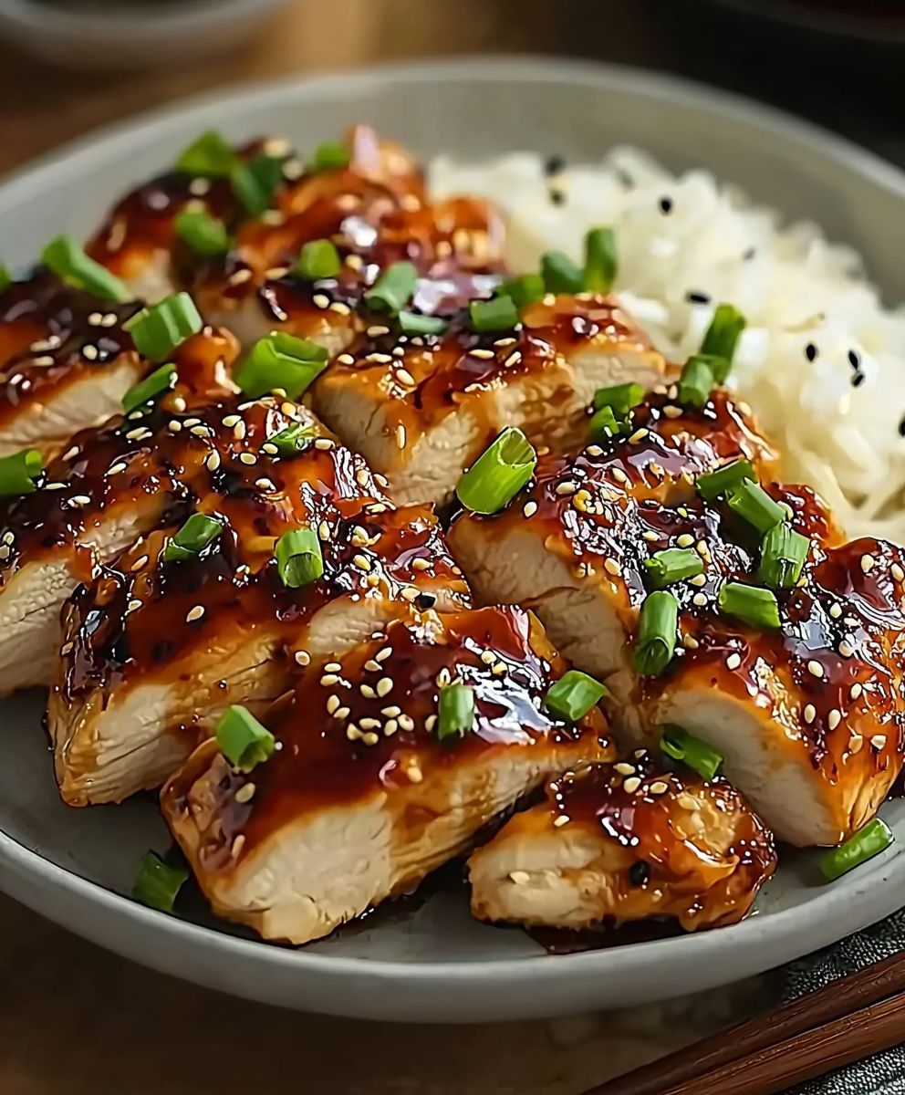 Hähnchengeschnetzeltes Teriyaki