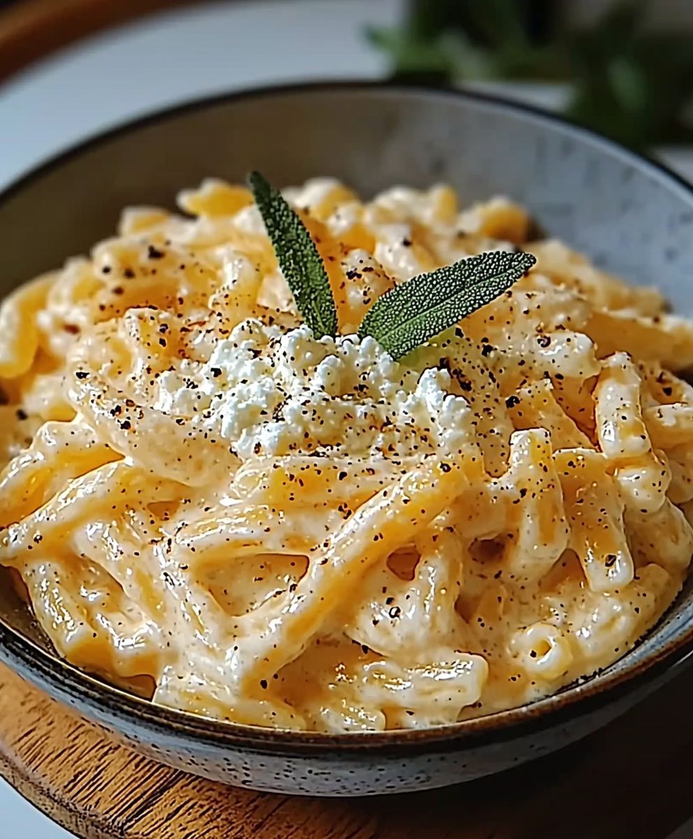 Protein Nudeln Hüttenkäse