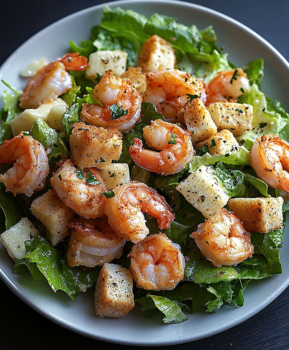 Caesar Salat Garnelen