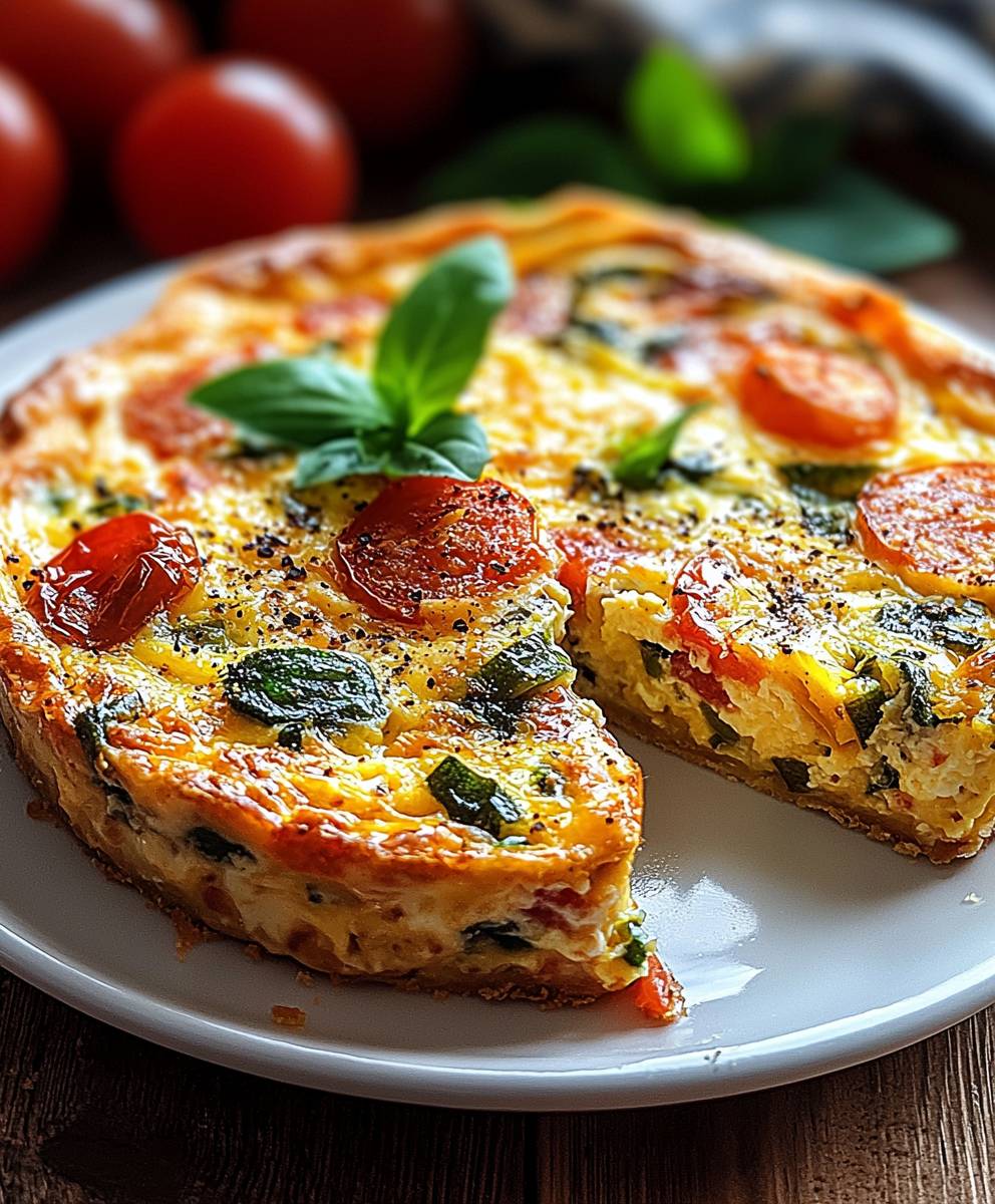 Gemüse Quiche backen