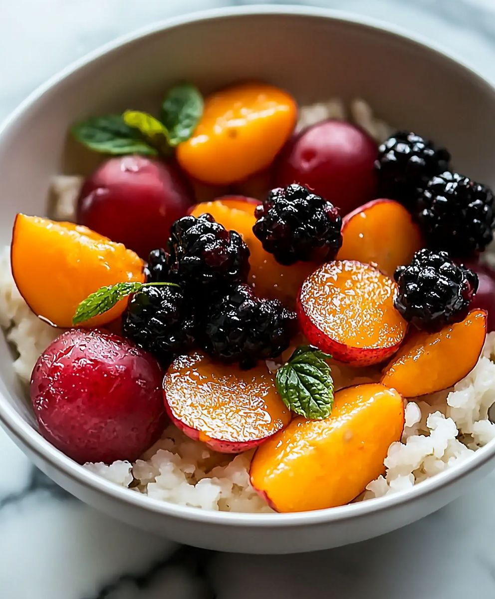 Sommerernte Schale zubereiten