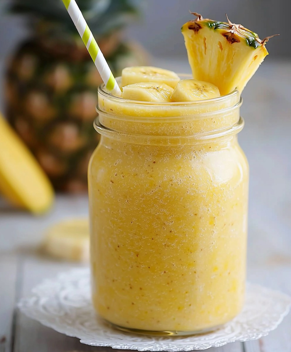 Ananas Bananen Smoothie