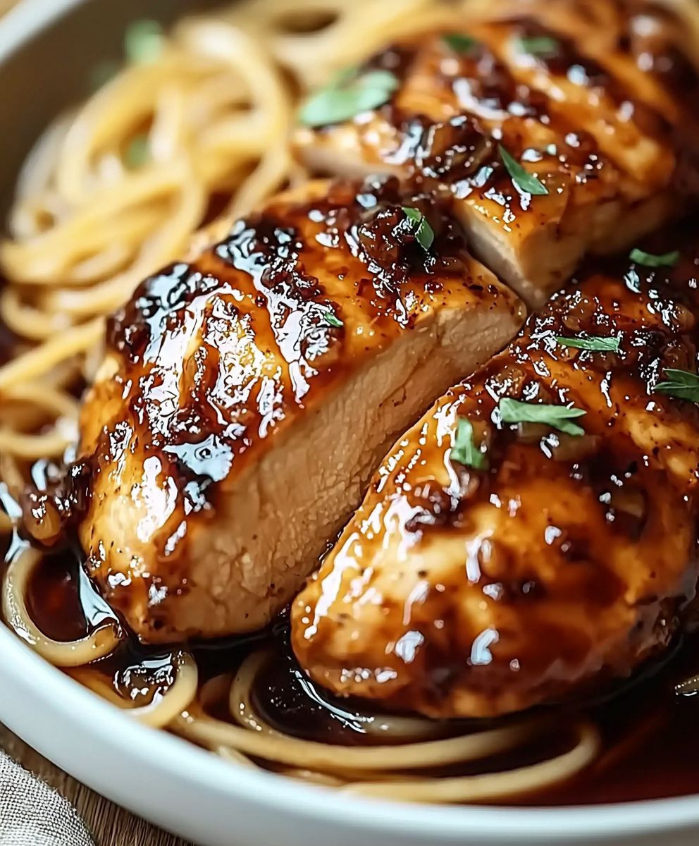 Balsamico Hähnchen Slow Cooker