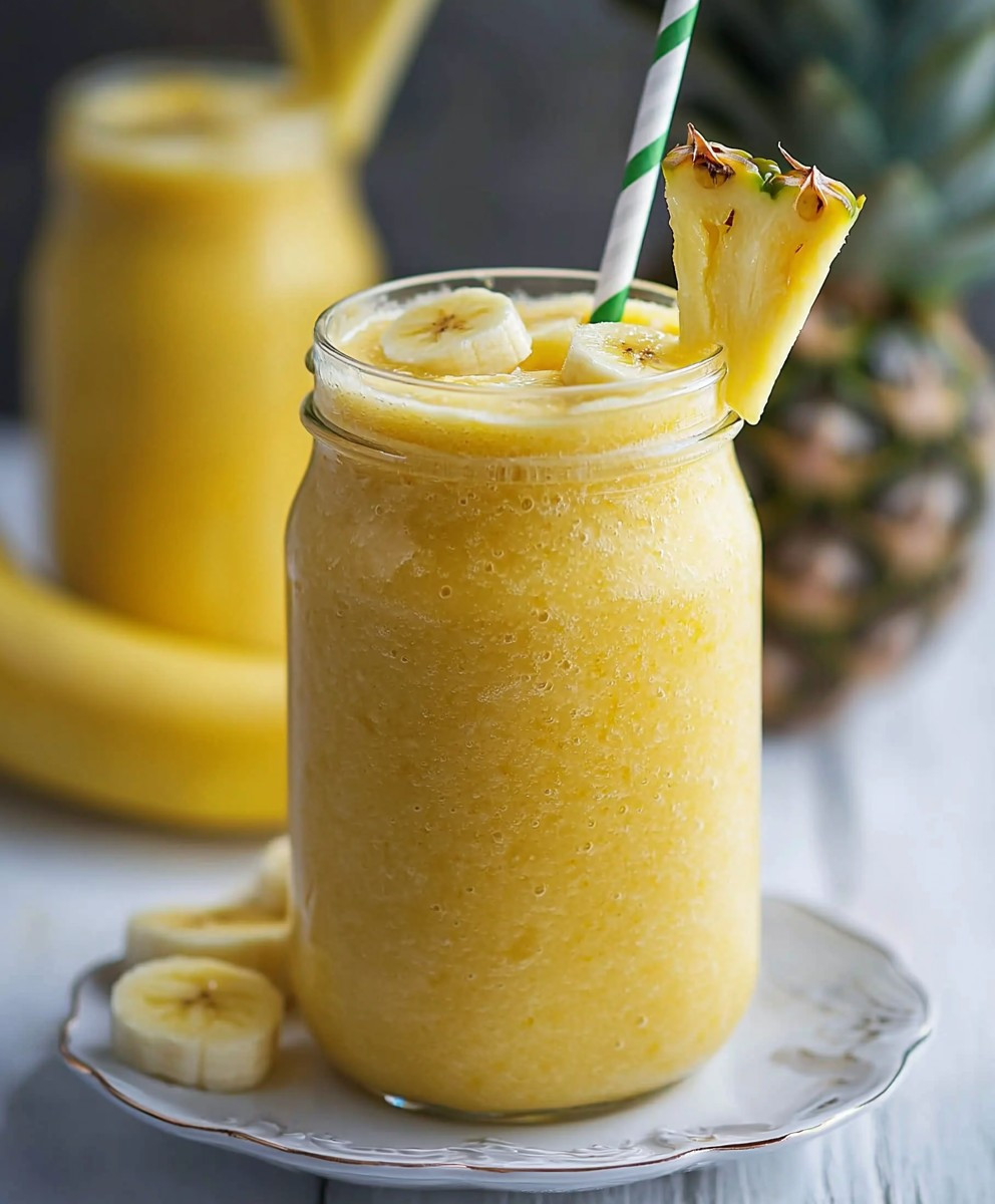 Ananas Bananen Smoothie