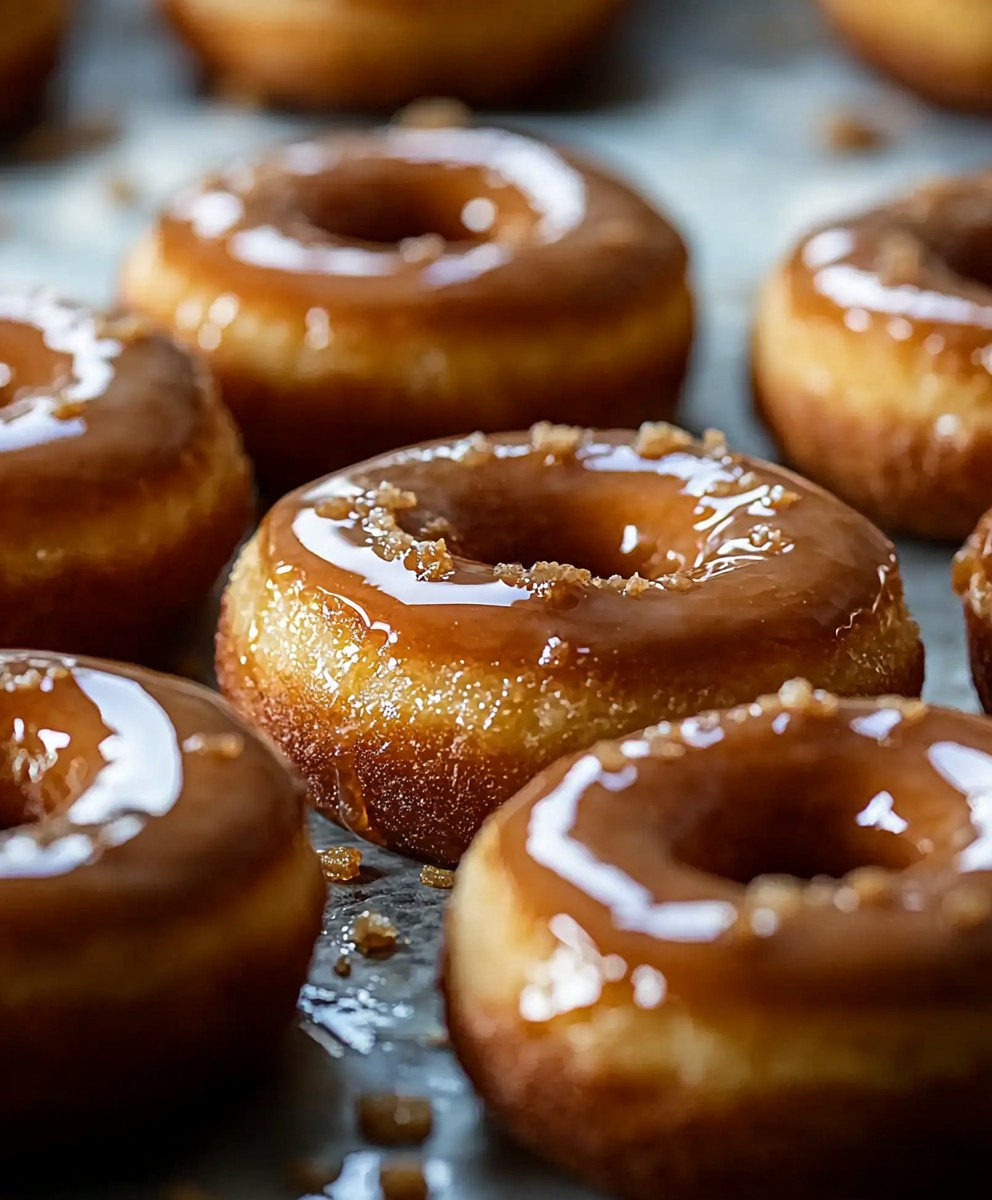 Ahorn Donuts gefroren