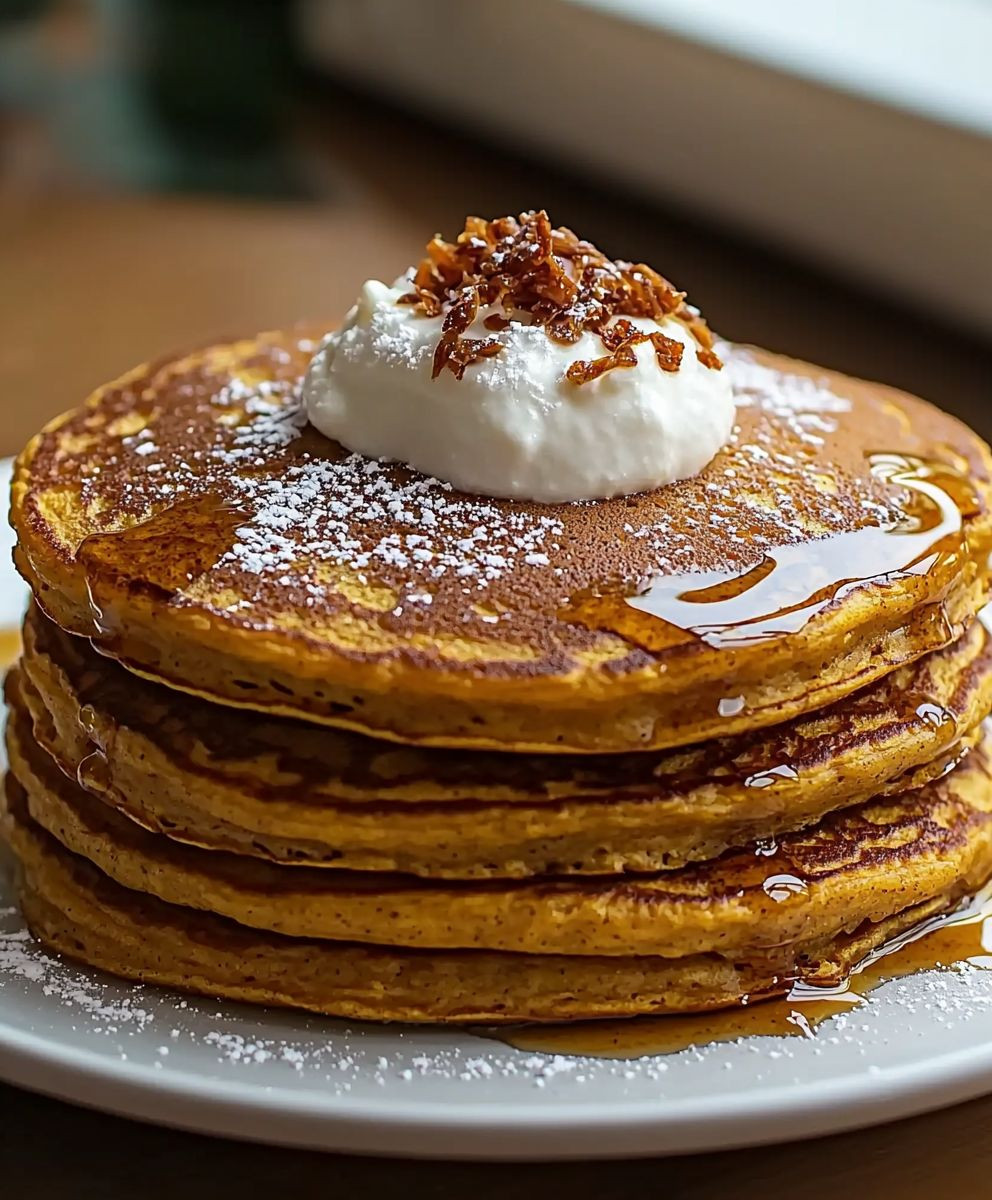 Pikante Kürbis Pfannkuchen