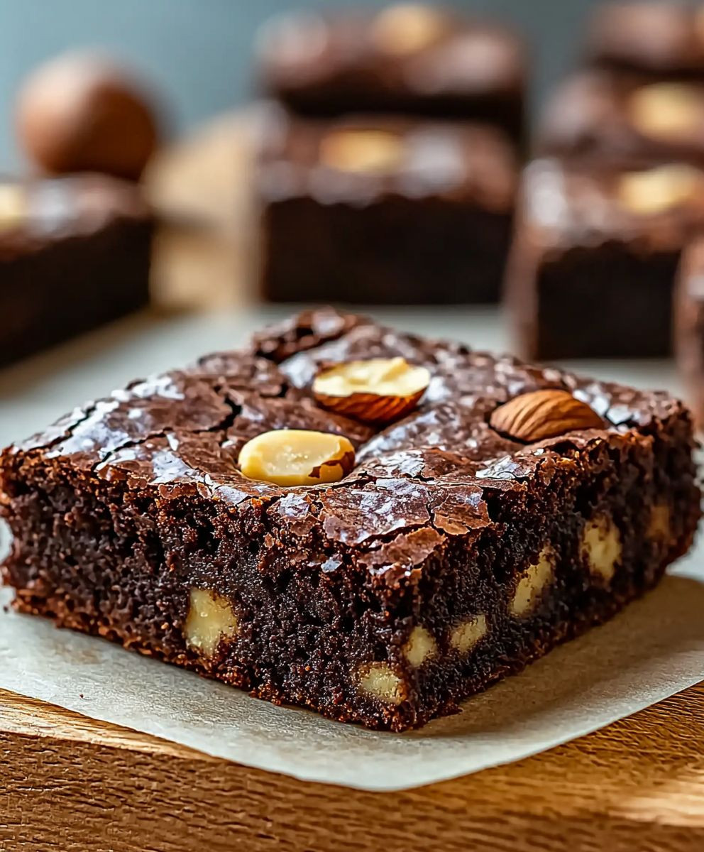 Haselnuss Brownies backen