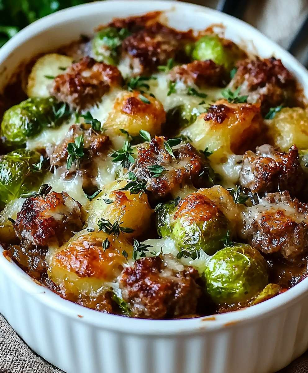 Rosenkohl Auflauf Hackfleisch