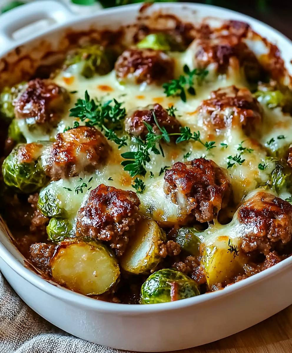 Rosenkohl Auflauf Hackfleisch