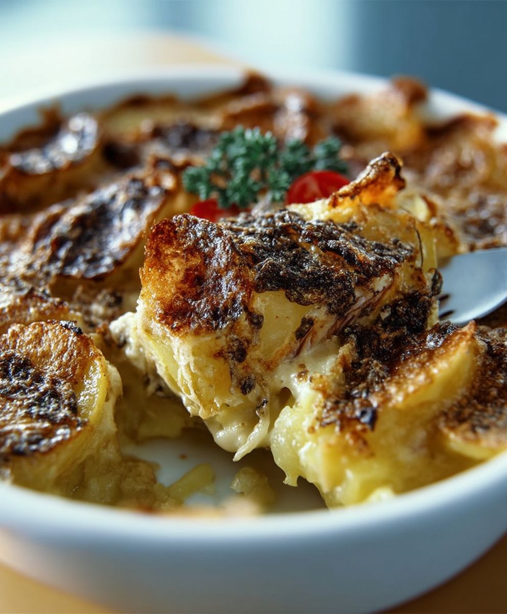 Kartoffel Fisch Gratin