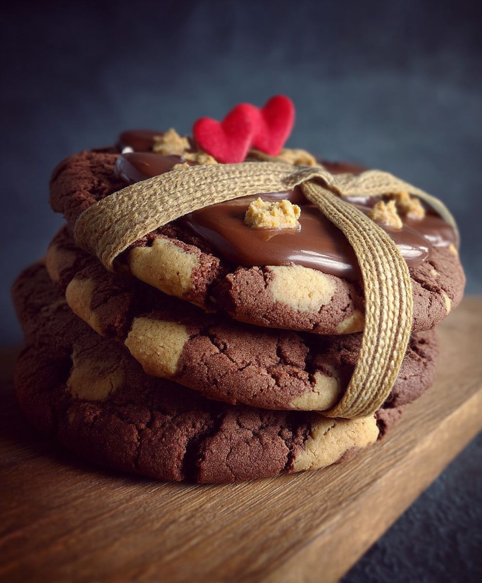 Erdnussbutter Schoko Dinkel Kekse