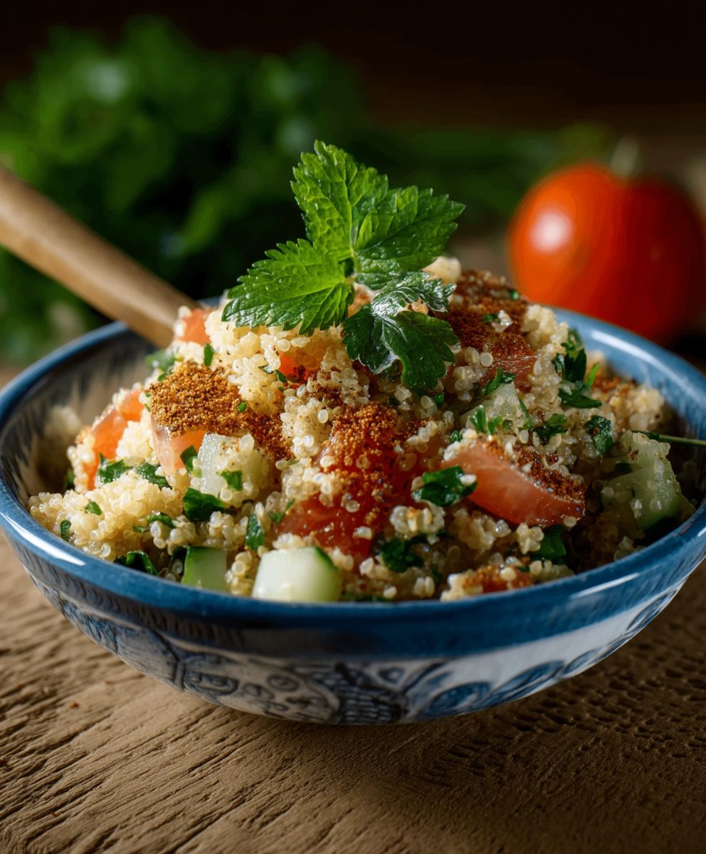 Quinoa Taboulé einfach zubereiten