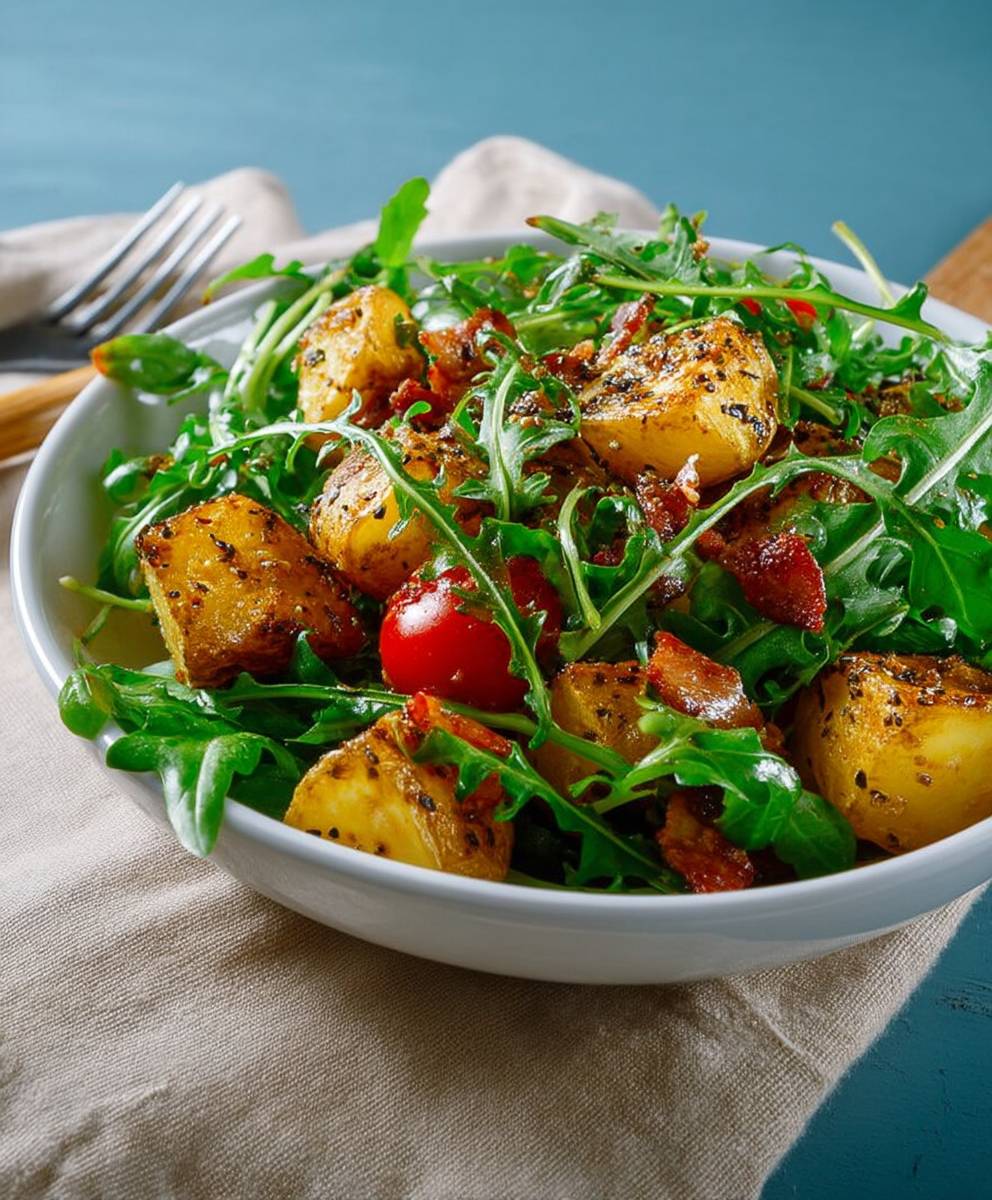 Honig Senf Röstkartoffel Salat
