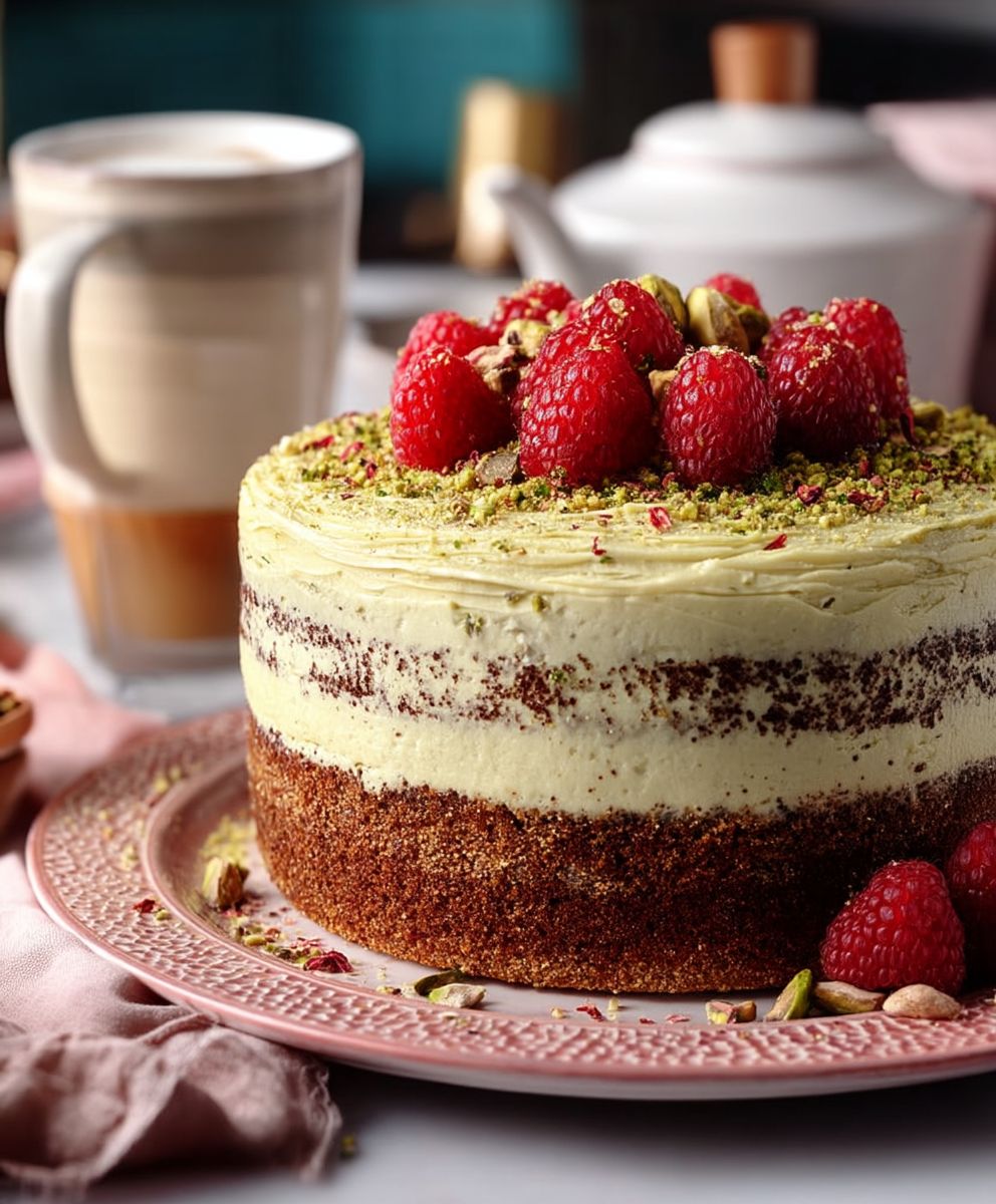 Pistazien Tarte backen