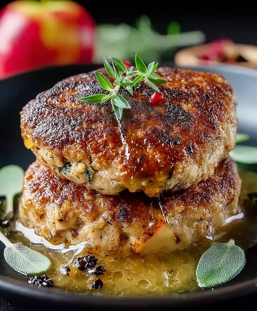 Hähnchen Apfel Frühstückswurst