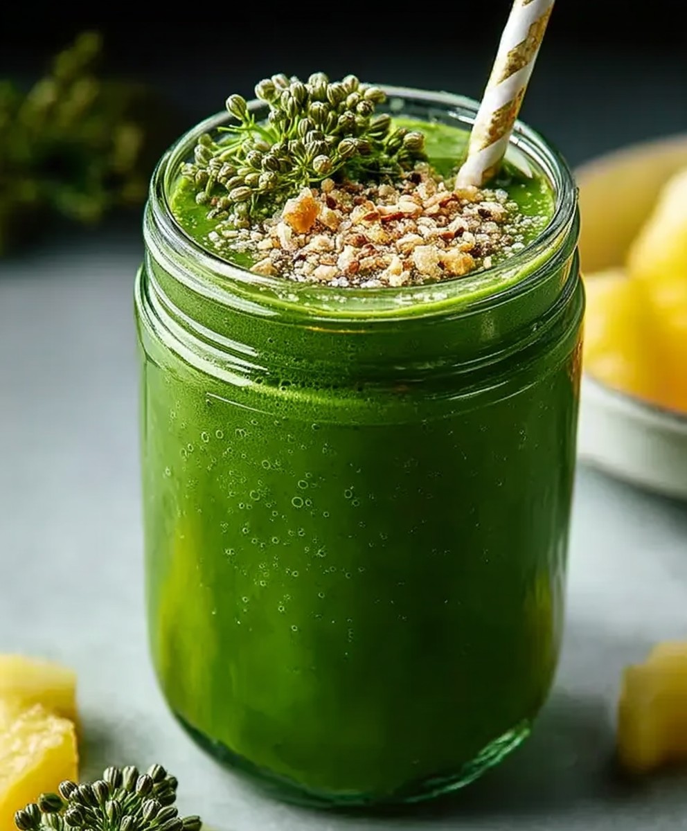 Entzündungshemmender grüner Smoothie