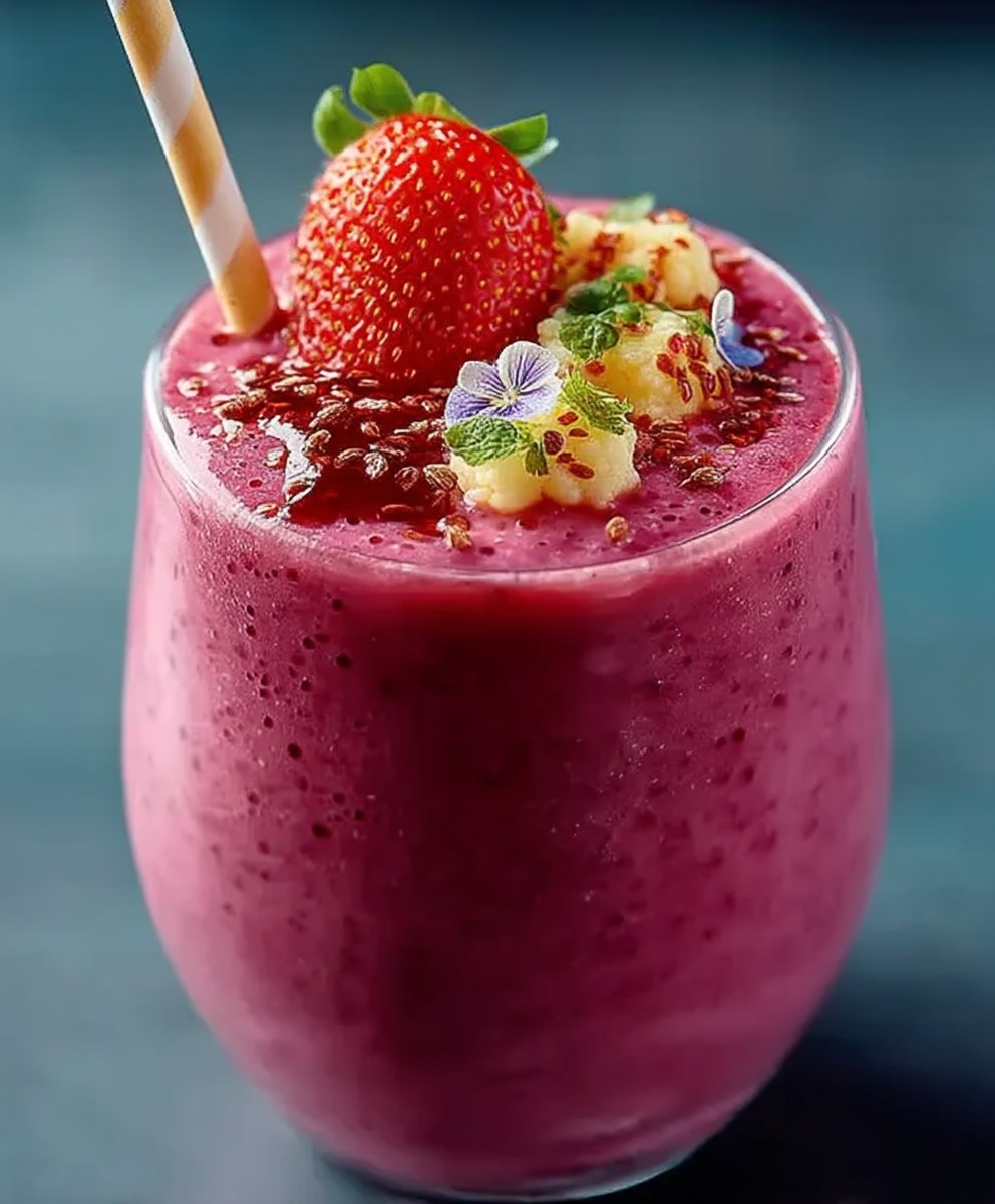 Erdbeer Blumenkohl Smoothie