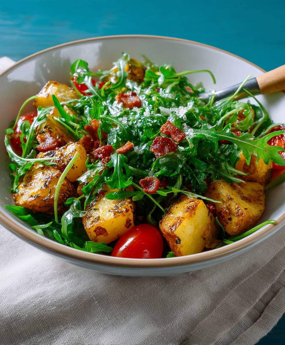 Honig Senf Röstkartoffel Salat