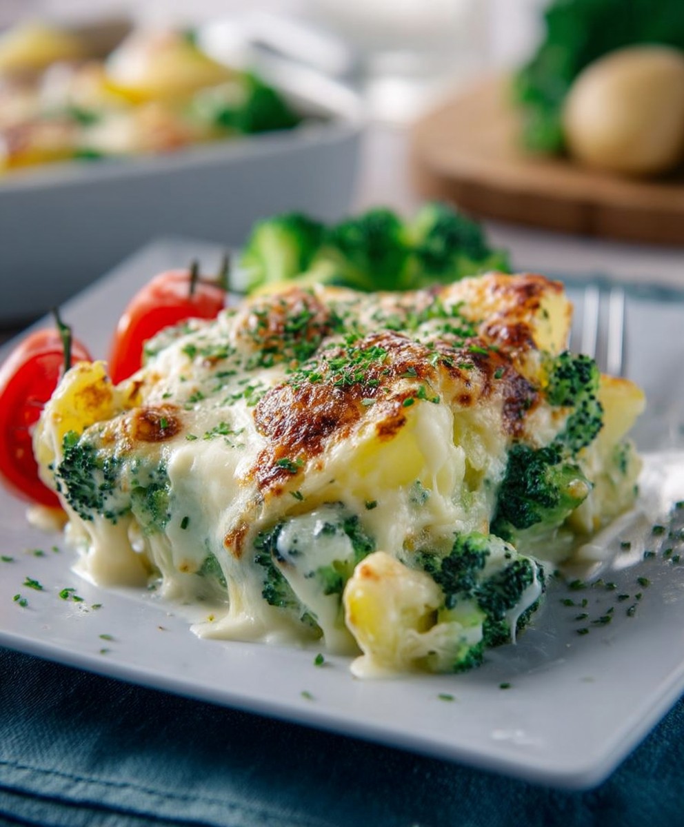 Kartoffel Brokkoli Gratin Thermomix