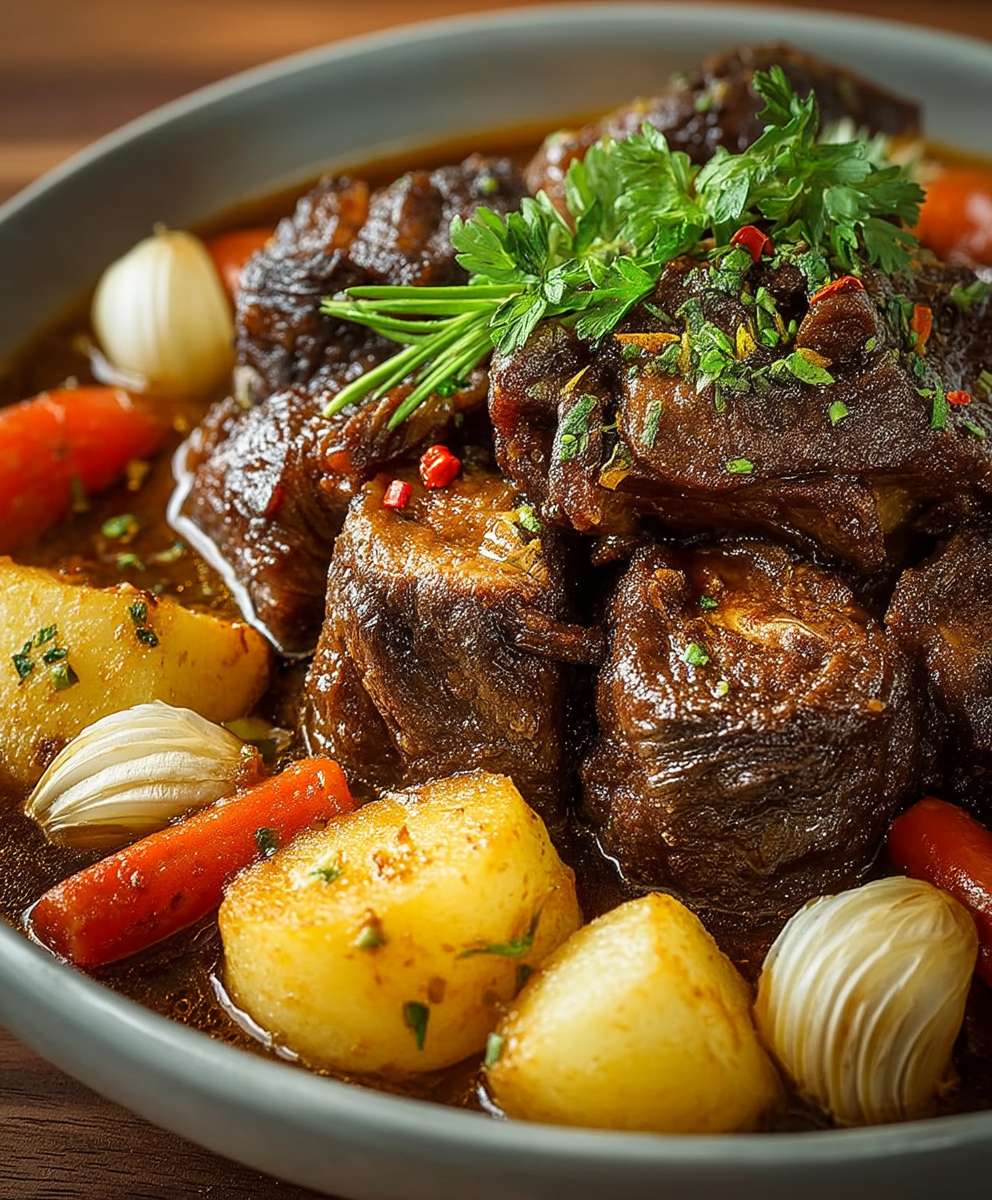 Ochsenschwanz sanft schmoren