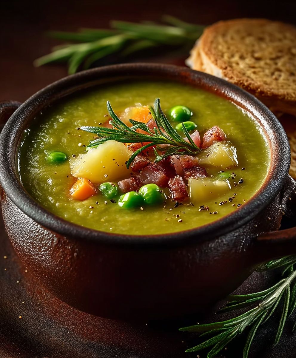 Erbsensuppe einfach schnell kochen