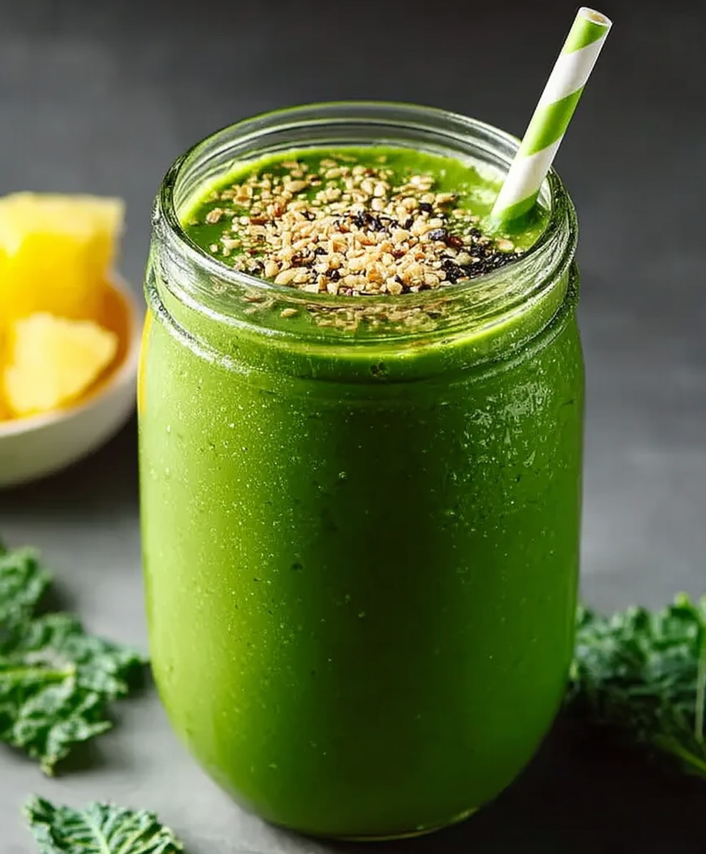 Entzündungshemmender grüner Smoothie