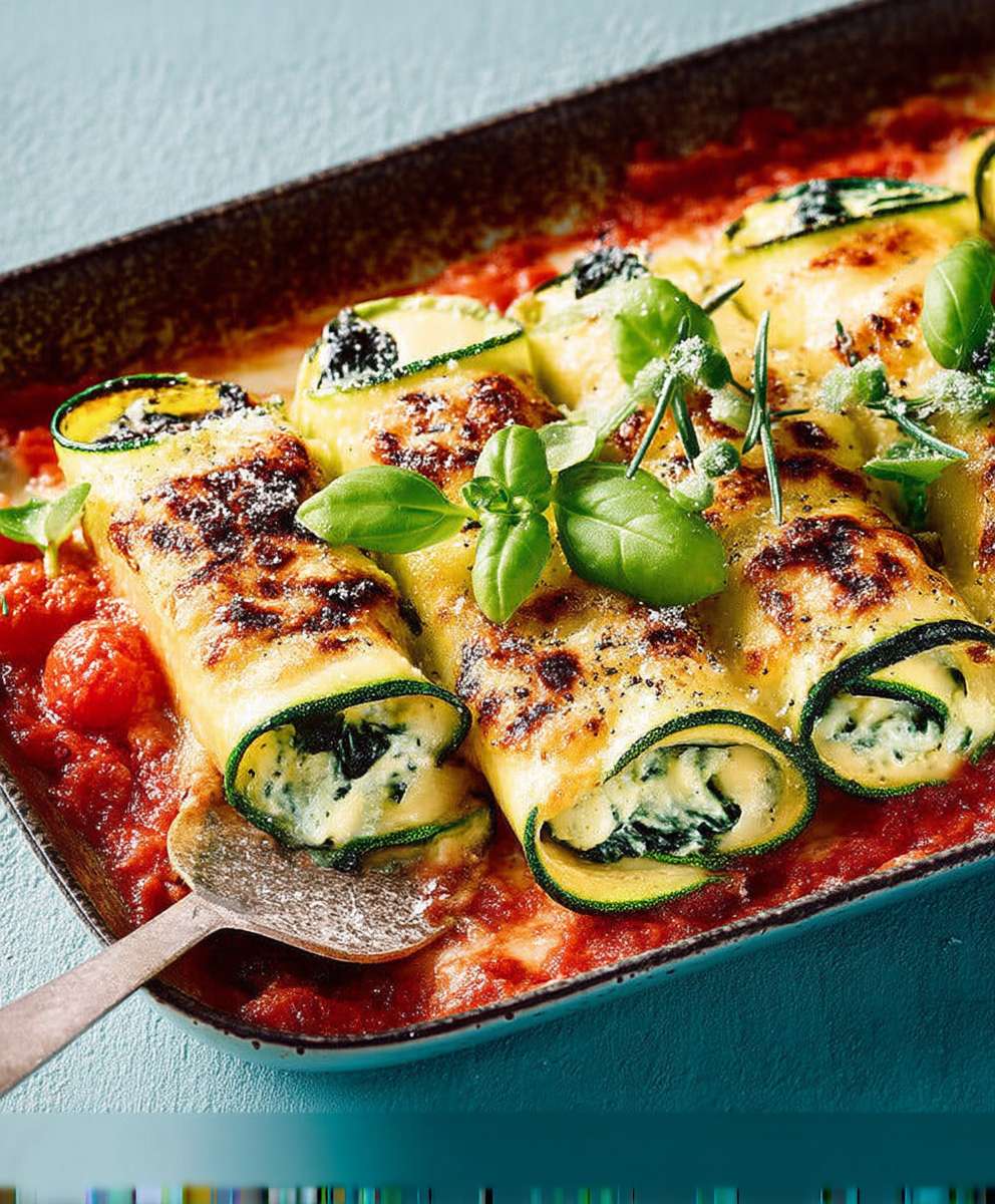 Cannelloni Ricotta Spinat Zucchini