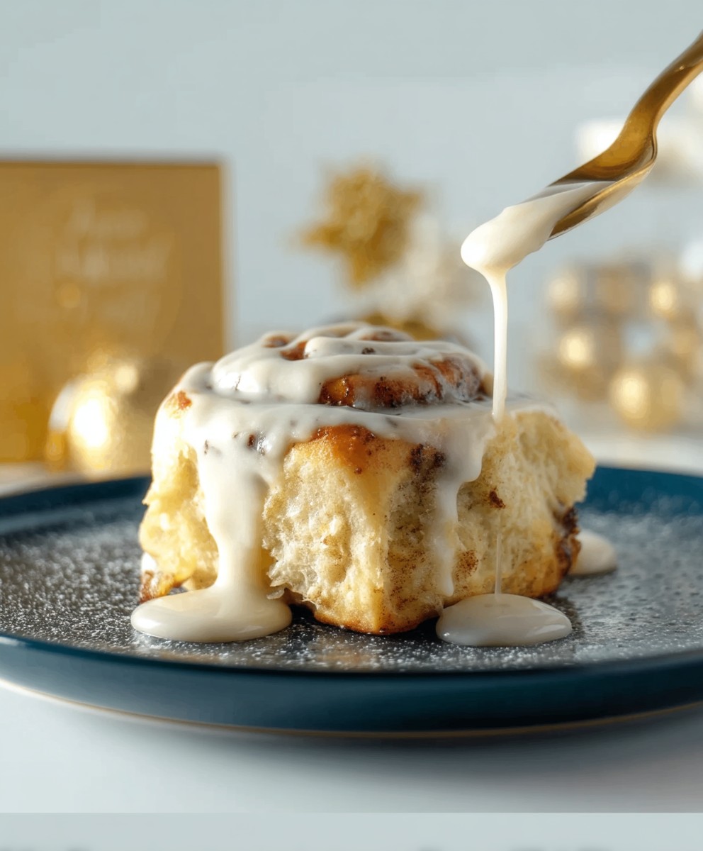Zimtschnecken Frischkäse Topping
