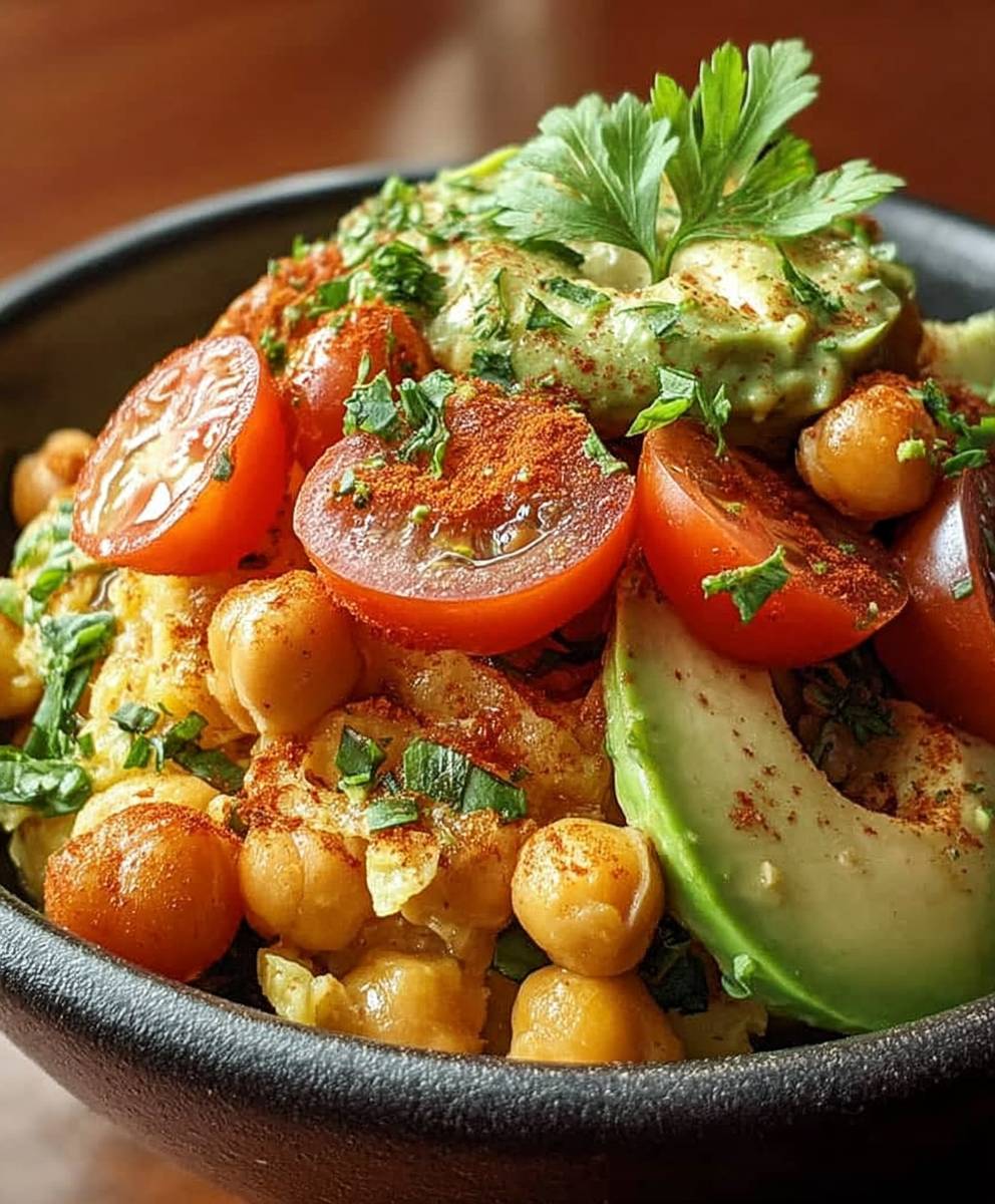 Dominikanischer Kichererbsen Salat