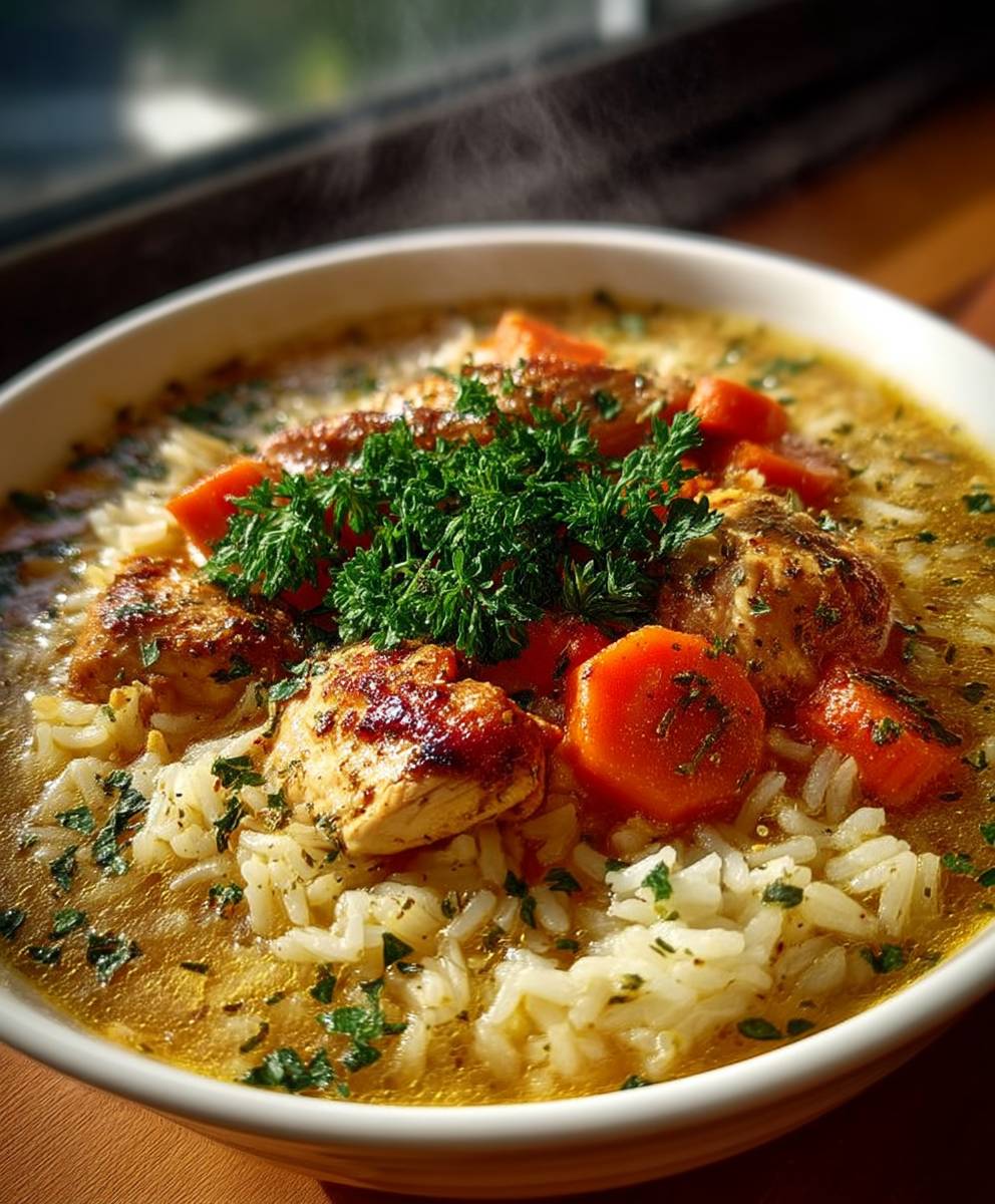 Hähnchen Reis Eintopf