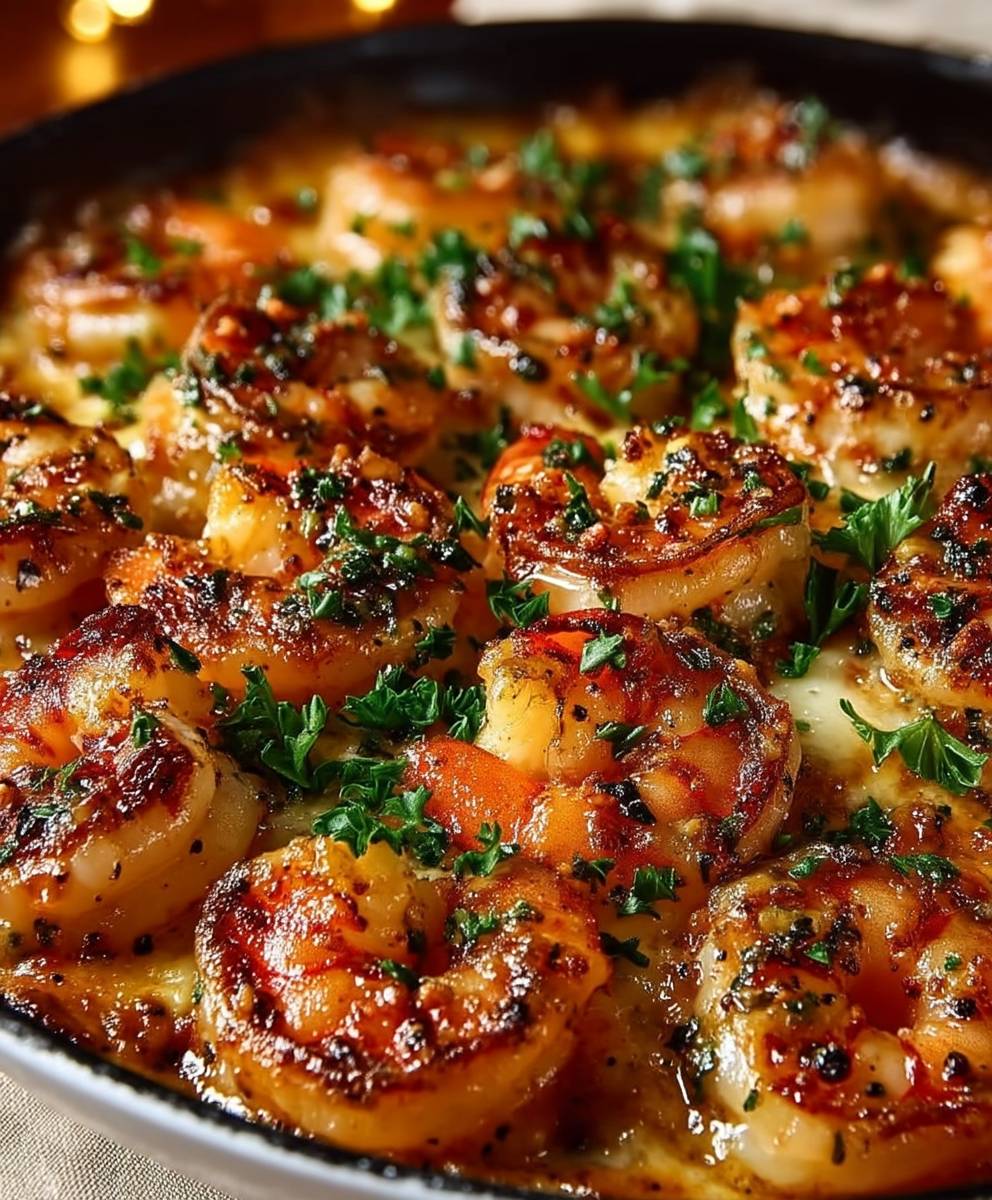 Würzige Knoblauchgarnelen zubereiten