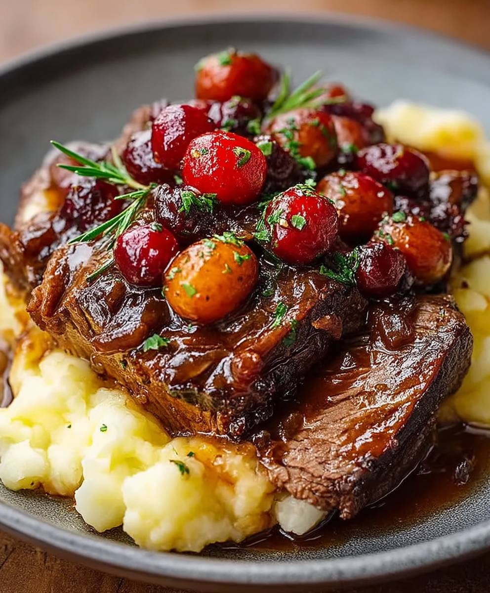 Preiselbeer Balsamico Roastbeef