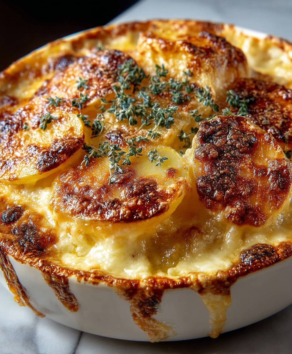 Kartoffelgratin mit Käse