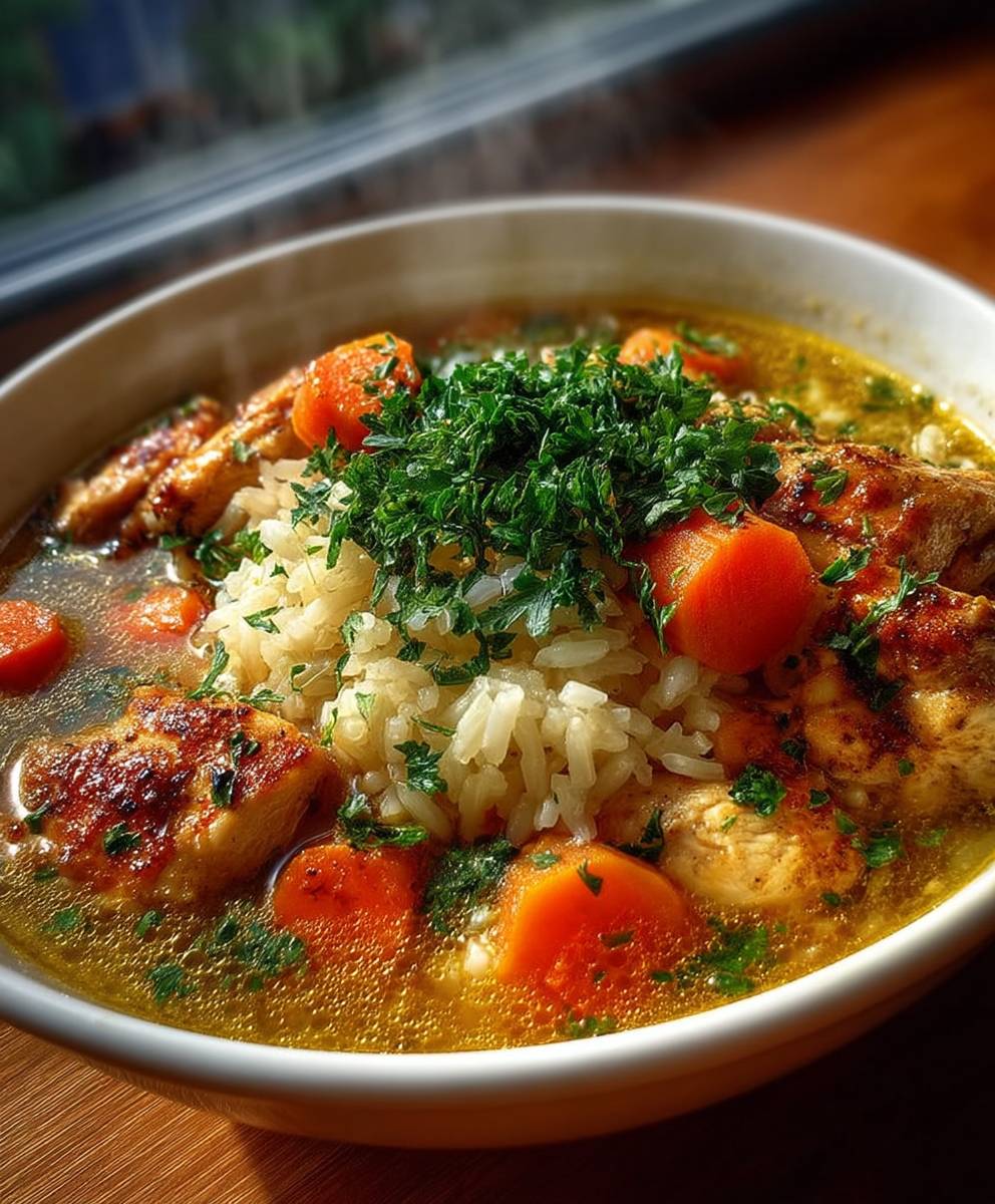 Hähnchen Reis Eintopf